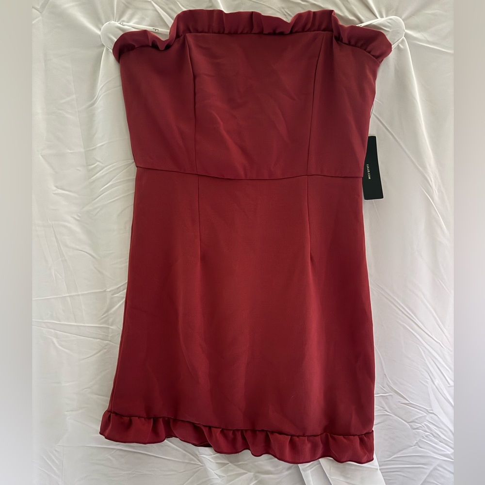 Lulus mini strapless dress